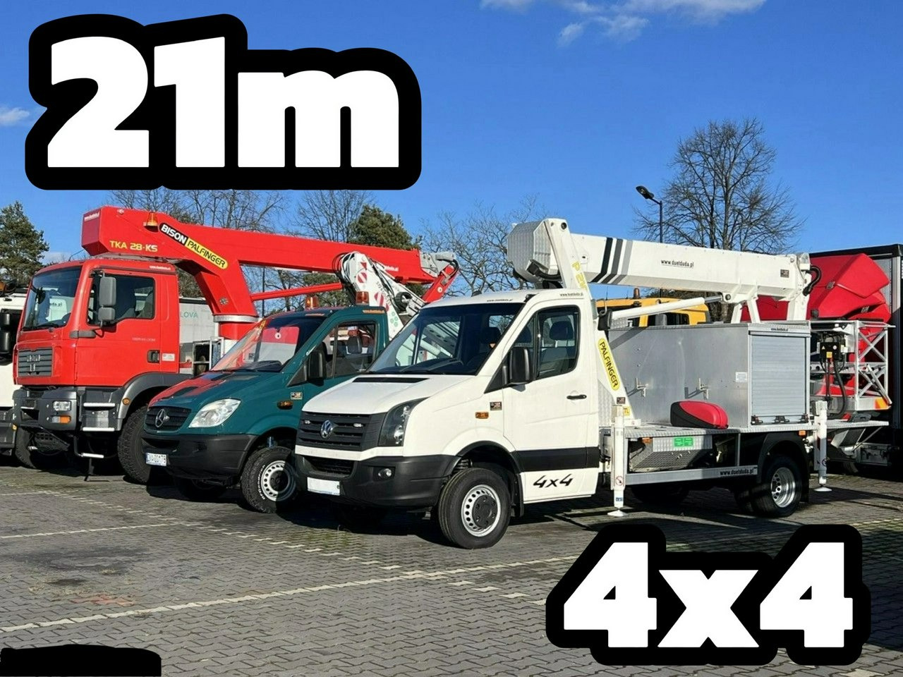 Iveco Volkswagen Crafter 4x4 Zwyżka 21m Palfinger P210BK JIP-Ogon udt - Araç üzerine platform: fotoğraf 1 Iveco Volkswagen Crafter 4x4 Zwyżka 21m Palfinger P210BK JIP-Ogon udt - Araç üzerine platform: fotoğraf 1
