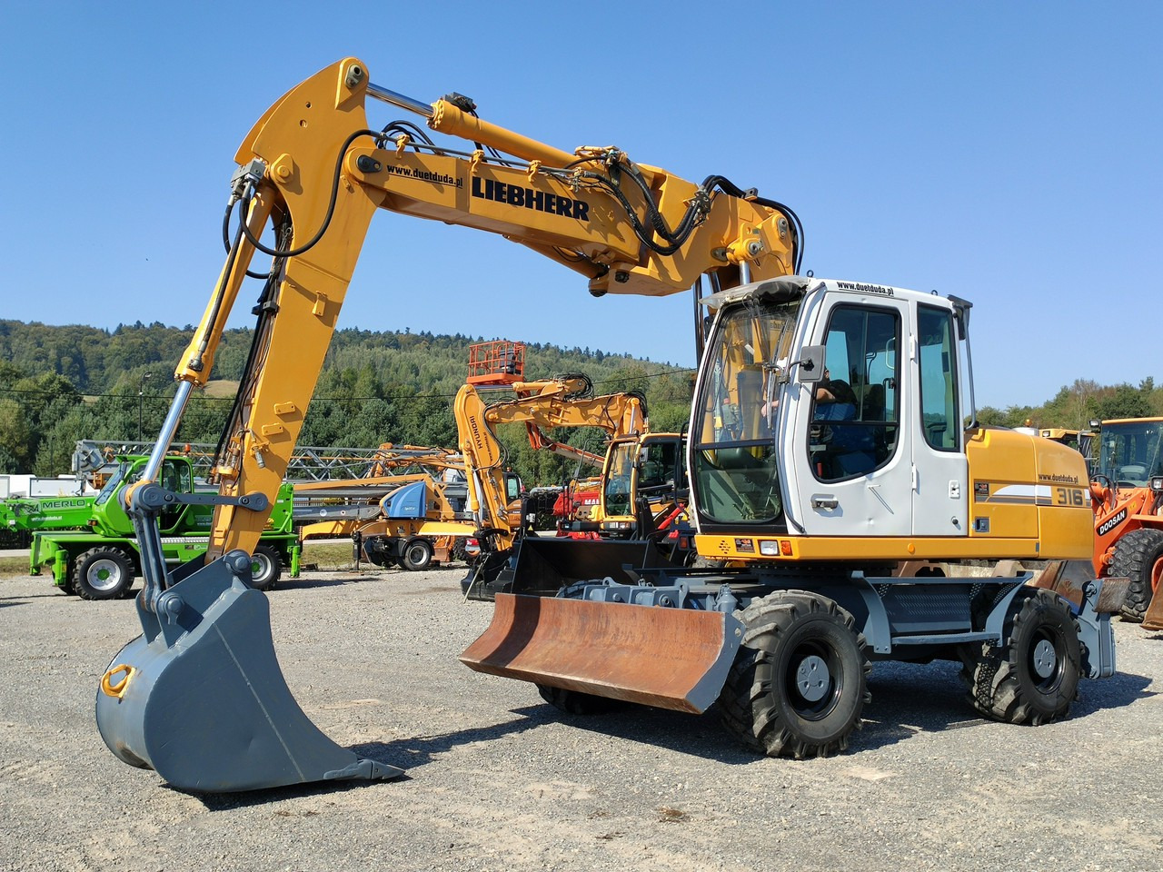 Liebherr A316 Maszyna po Pełnym Tulejowaniu Bez Luzów i Wycieków - Tekerlekli ekskavatör: fotoğraf 1 Liebherr A316 Maszyna po Pełnym Tulejowaniu Bez Luzów i Wycieków - Tekerlekli ekskavatör: fotoğraf 1