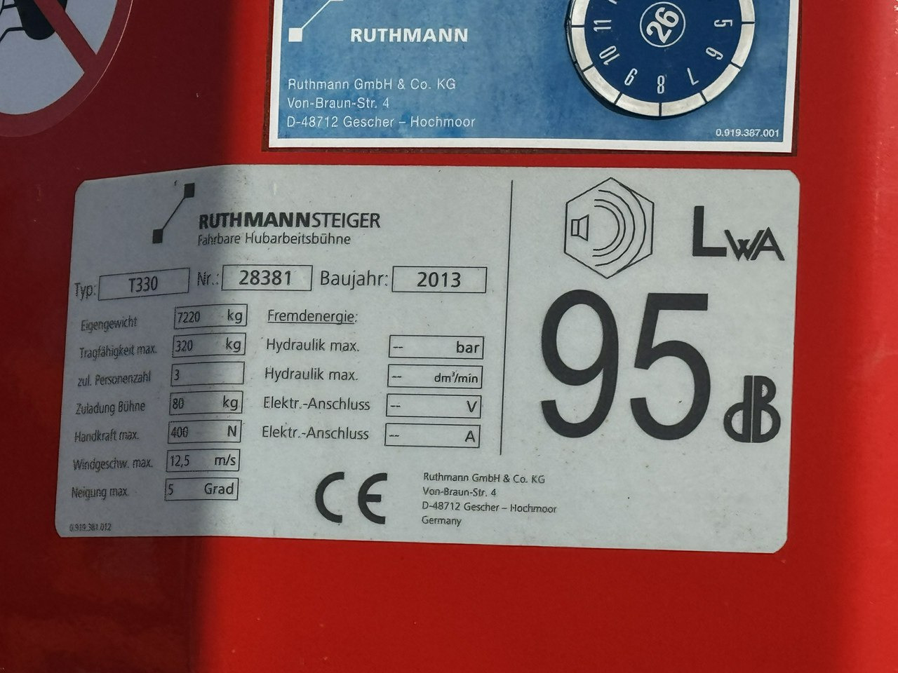 MAN TGL 7.150 Zwyżka Ruthmann T330 33-Metry DMC 7500KG 21m w Bok - Araç üzerine platform: fotoğraf 4 MAN TGL 7.150 Zwyżka Ruthmann T330 33-Metry DMC 7500KG 21m w Bok - Araç üzerine platform: fotoğraf 4