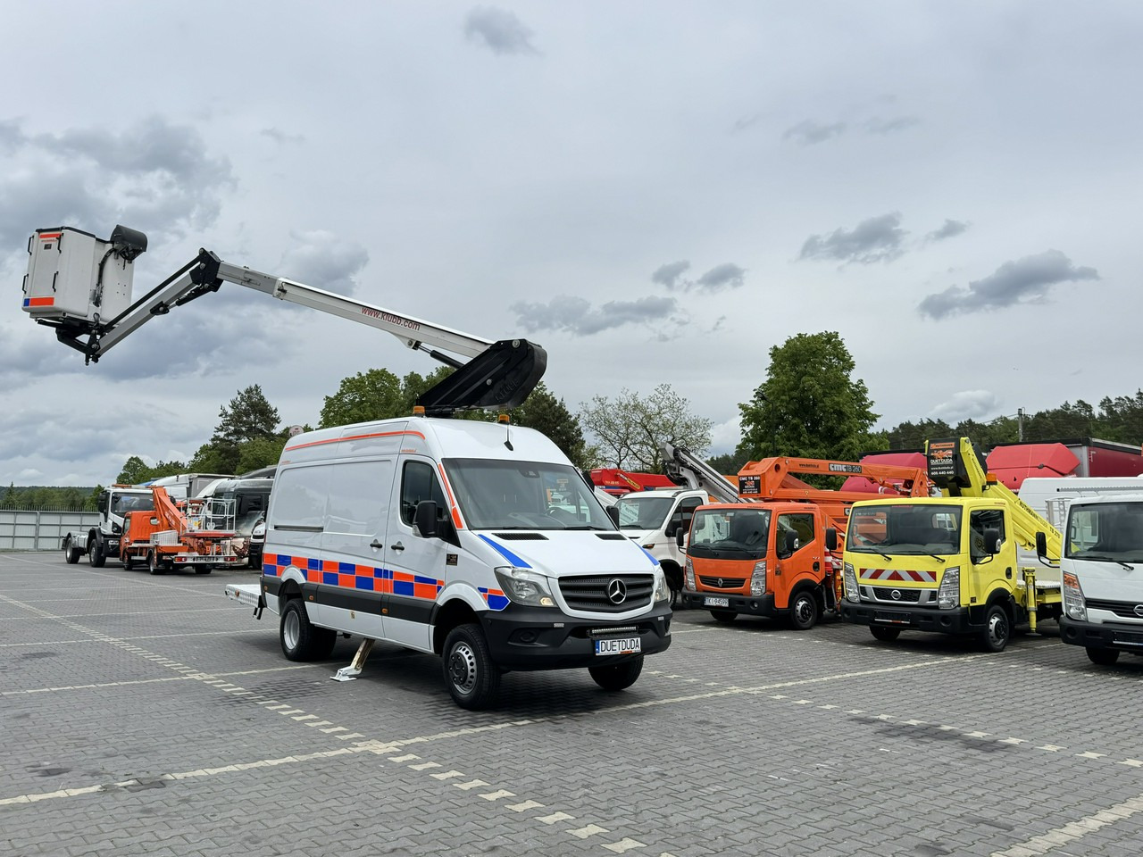 Mercedes Sprinter Zwyżka Podnośnik Koszowy KLUBB K42P UDT WUMAG GSR - Araç üzerine platform: fotoğraf 5 Mercedes Sprinter Zwyżka Podnośnik Koszowy KLUBB K42P UDT WUMAG GSR - Araç üzerine platform: fotoğraf 5