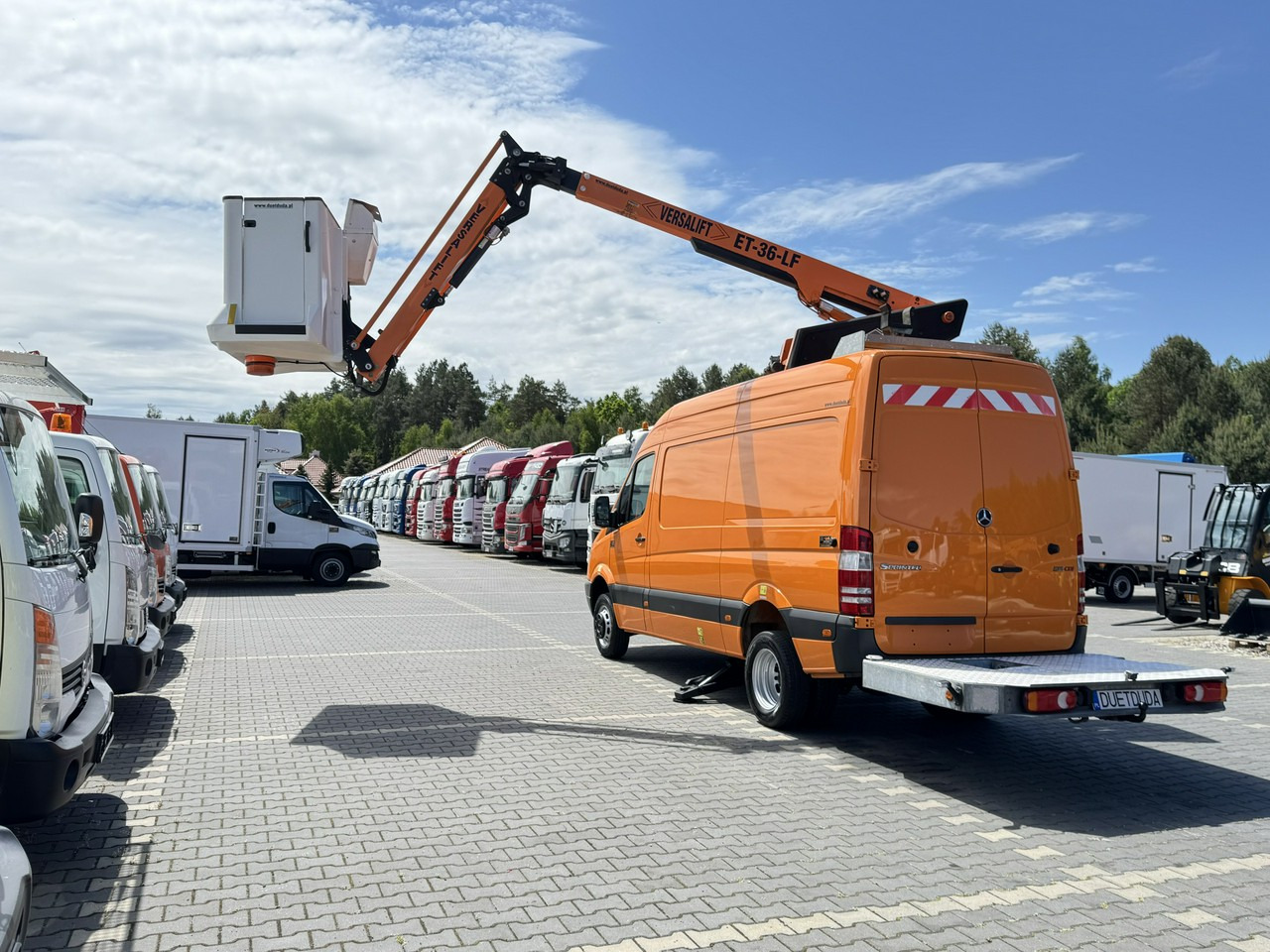 Araç üzerine platform Mercedes Sprinter Zwyżka Podnośnik Koszowy VERSALIFT KLUBB ET-36-LF UDT: fotoğraf 21
