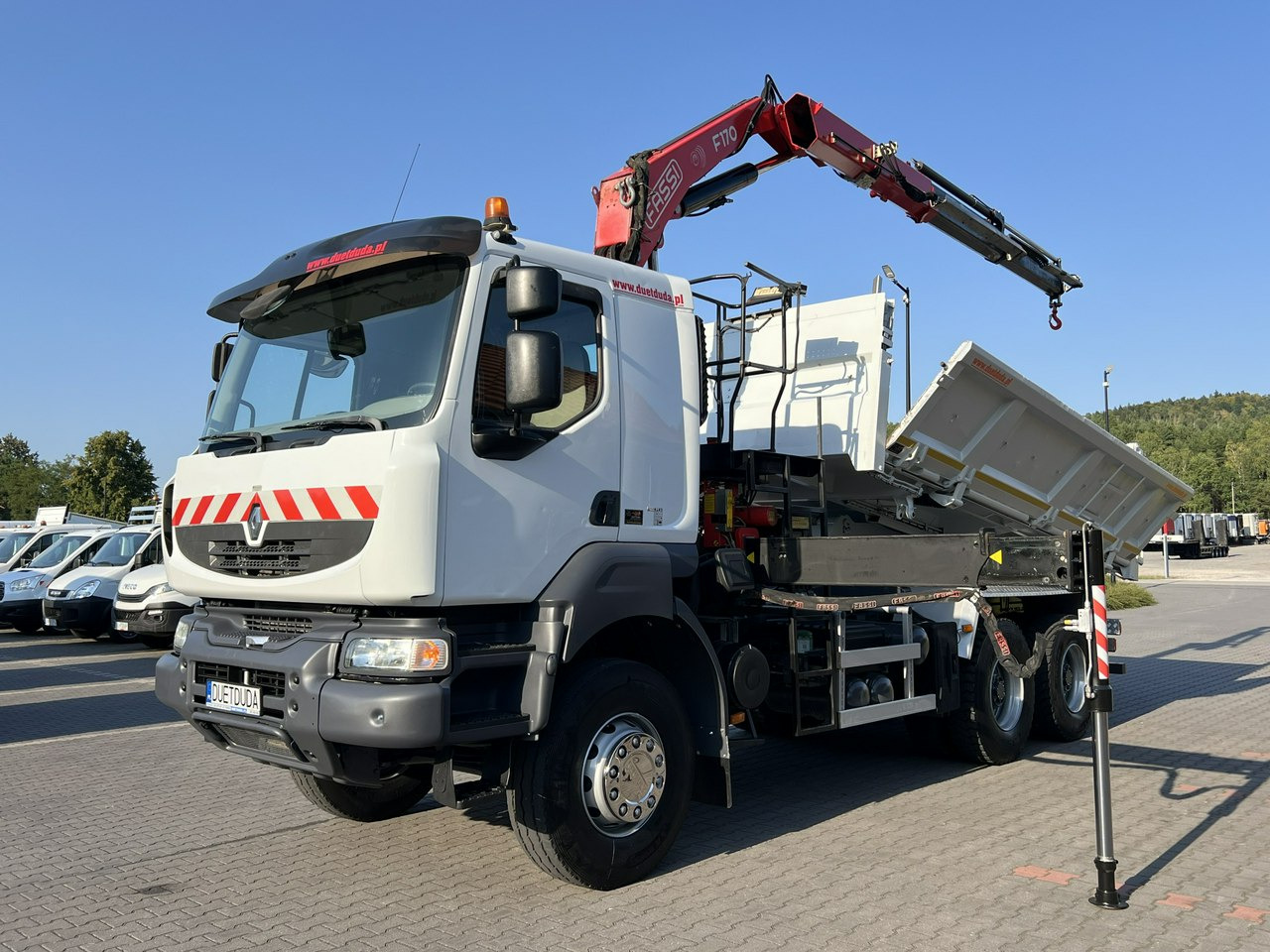 Renault Kerax 26.390 6x4 Mocny HDS FASSI F170 Sterowanie Radiowe - Damperli kamyon, Vinçli kamyon: fotoğraf 1 Renault Kerax 26.390 6x4 Mocny HDS FASSI F170 Sterowanie Radiowe - Damperli kamyon, Vinçli kamyon: fotoğraf 1