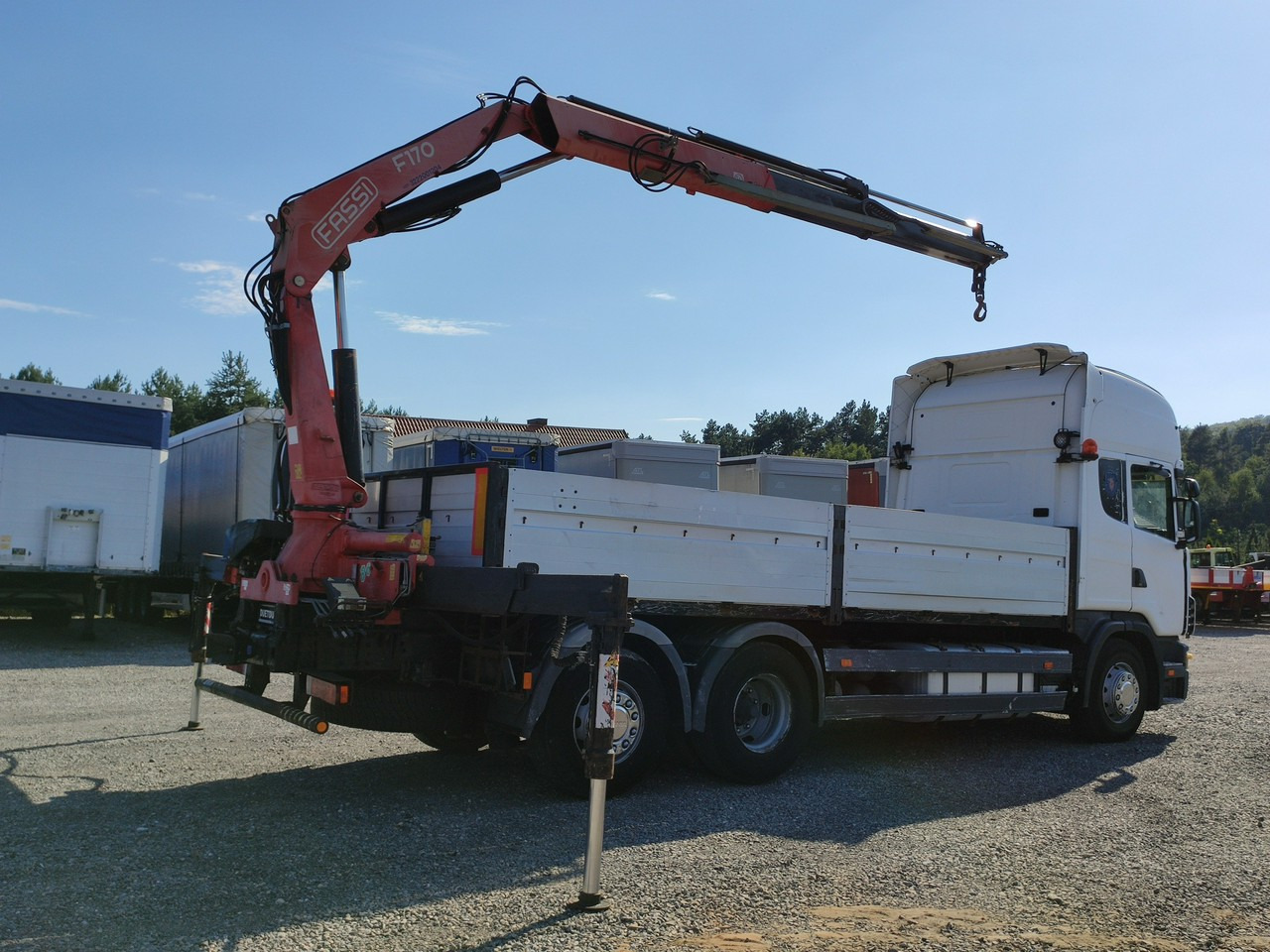 Scania 124L 420 6x2 Retarder HDS FASSI F170 Budowlanka - Sal/ Açık kasa kamyon, Vinçli kamyon: fotoğraf 2 Scania 124L 420 6x2 Retarder HDS FASSI F170 Budowlanka - Sal/ Açık kasa kamyon, Vinçli kamyon: fotoğraf 2