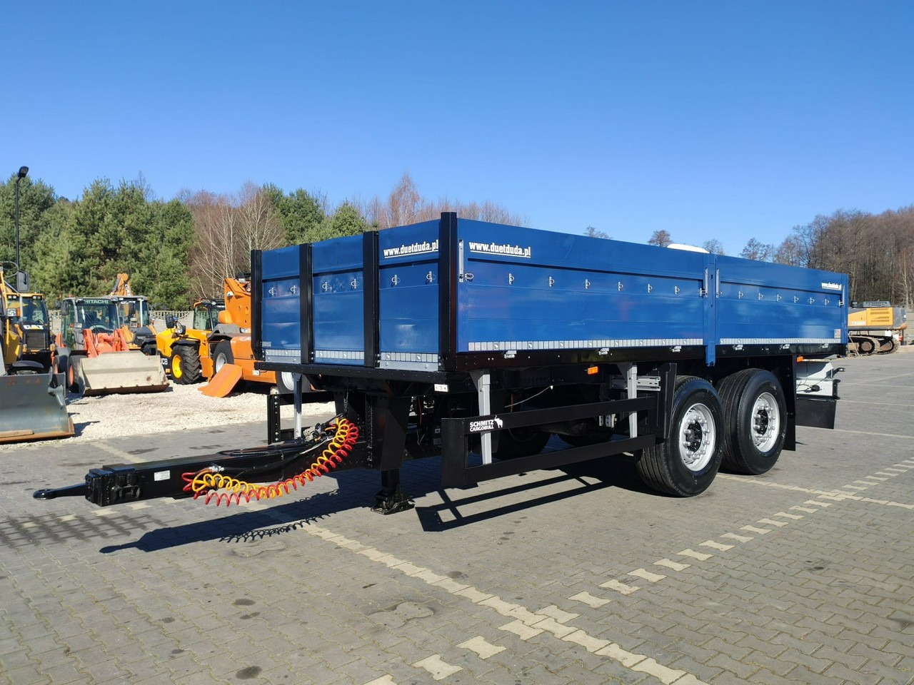 Schmitz Cargobull Ciężarowa 2-osiowa na poduszkach Tandem Stan Unikat !!! - Platform/ Açık kasa römork: fotoğraf 2 Schmitz Cargobull Ciężarowa 2-osiowa na poduszkach Tandem Stan Unikat !!! - Platform/ Açık kasa römork: fotoğraf 2