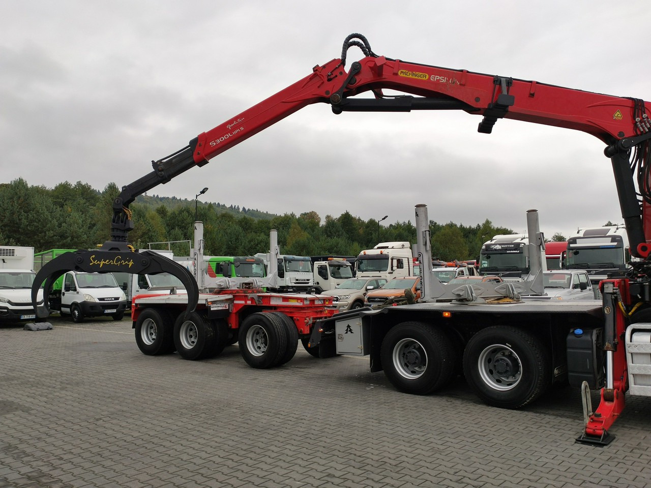 Tomruk kamyonu Volvo FMX 540 6x4 RETARDER PALFORET EPSILON S300L Do Drewna: fotoğraf 50
