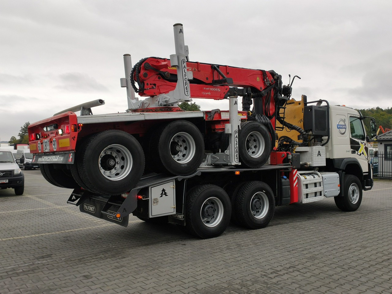 Tomruk kamyonu Volvo FMX 540 6x4 RETARDER PALFORET EPSILON S300L Do Drewna: fotoğraf 15