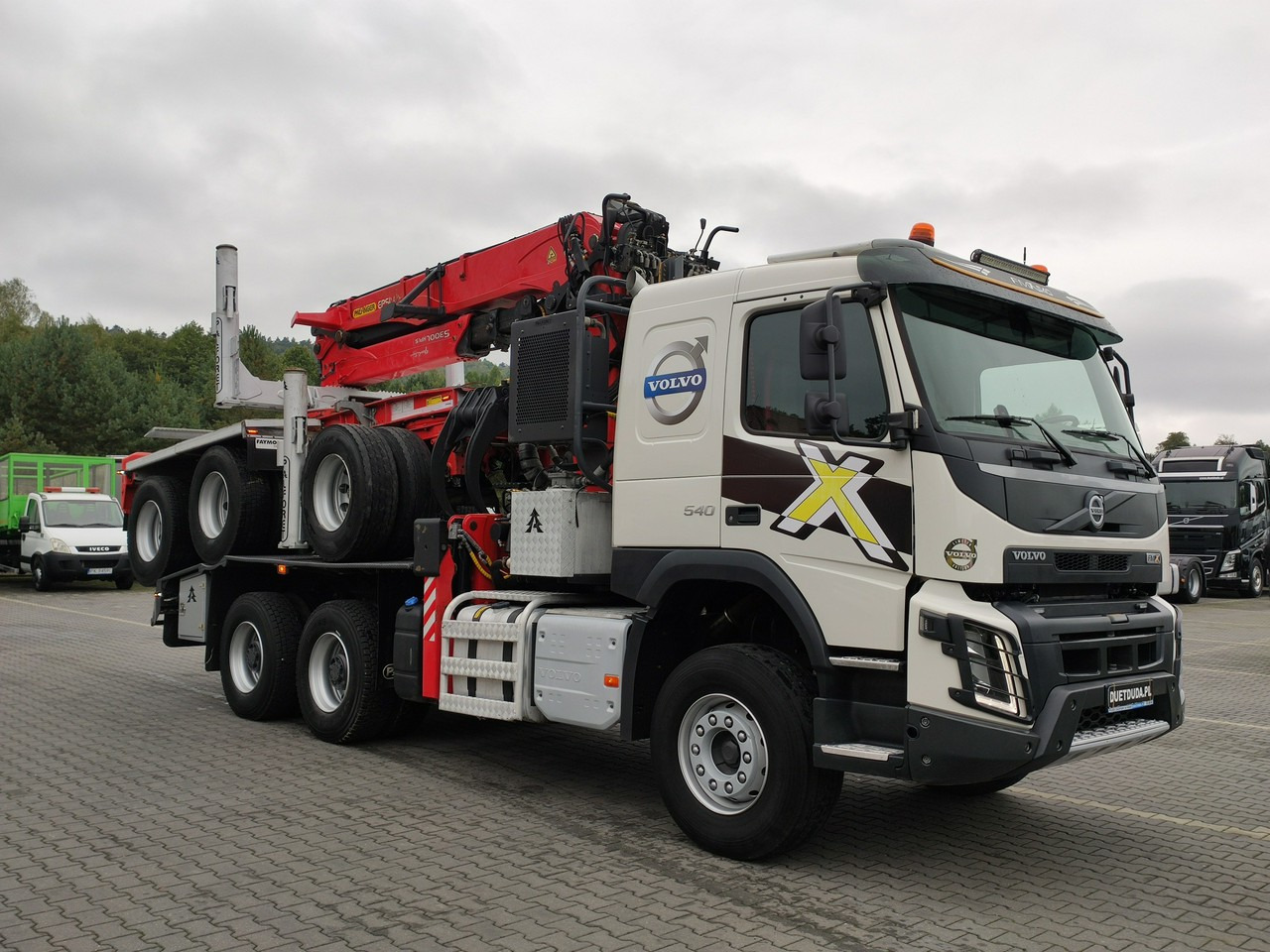 Tomruk kamyonu Volvo FMX 540 6x4 RETARDER PALFORET EPSILON S300L Do Drewna: fotoğraf 10