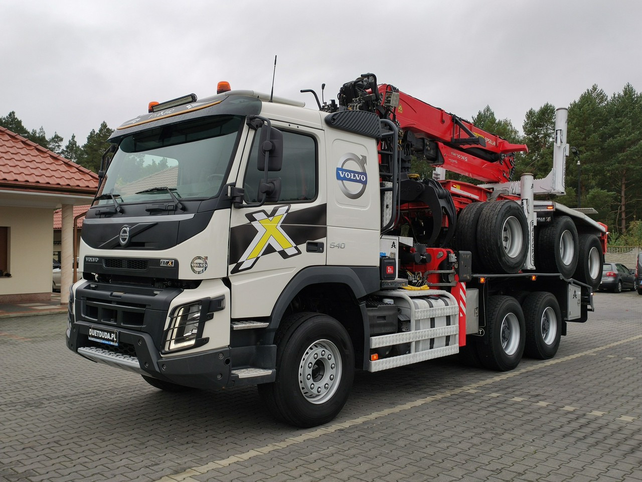 Tomruk kamyonu Volvo FMX 540 6x4 RETARDER PALFORET EPSILON S300L Do Drewna: fotoğraf 37