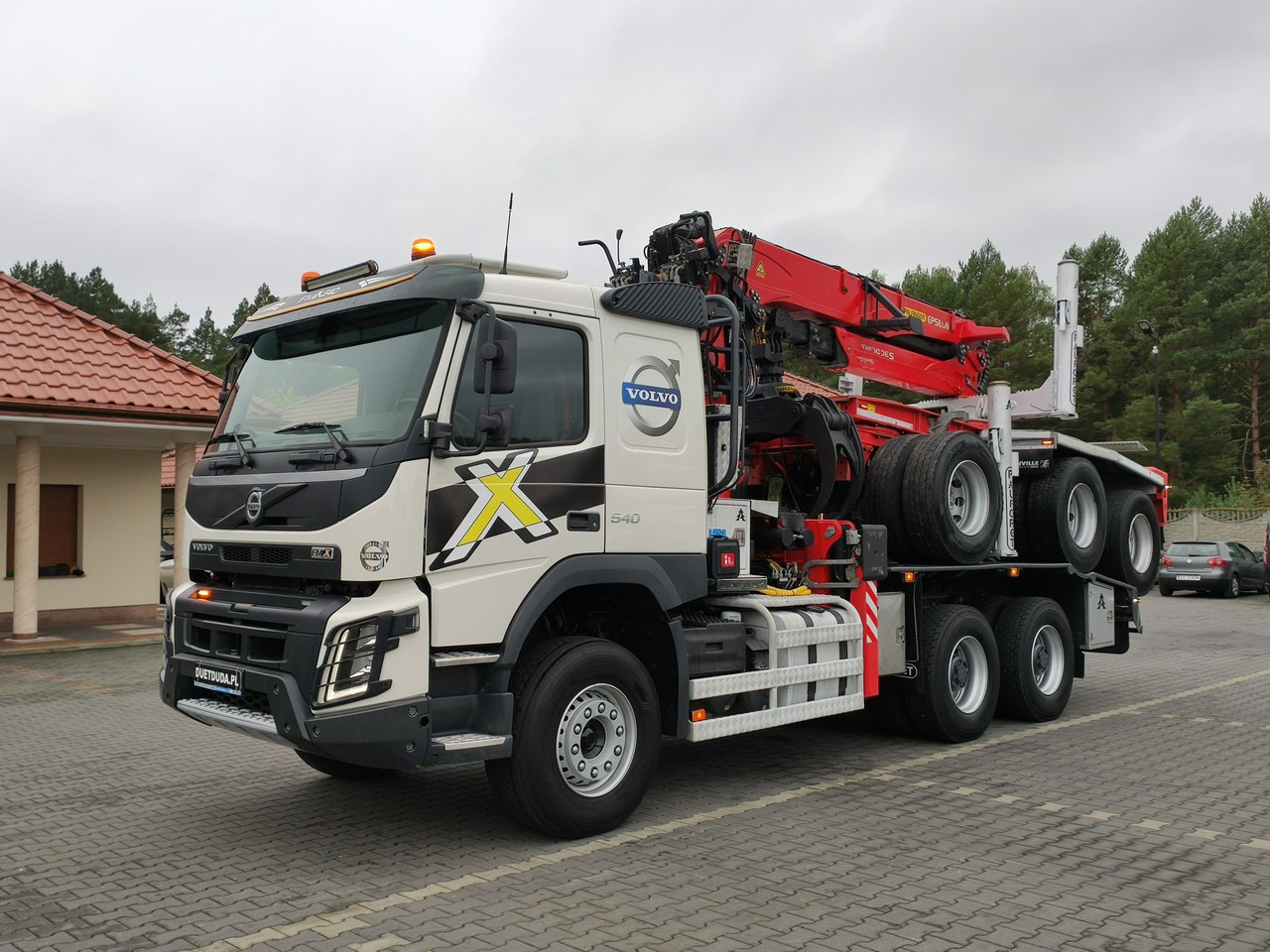 Volvo FMX 540 6x4 RETARDER PALFORET EPSILON S300L Do Drewna - Tomruk kamyonu: fotoğraf 4 Volvo FMX 540 6x4 RETARDER PALFORET EPSILON S300L Do Drewna - Tomruk kamyonu: fotoğraf 4