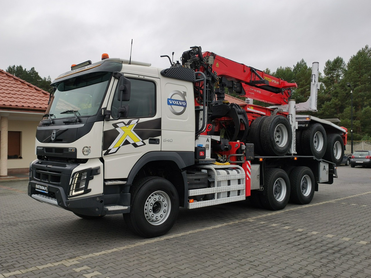 Volvo FMX 540 6x4 RETARDER PALFORET EPSILON S300L Do Drewna - Tomruk kamyonu: fotoğraf 1 Volvo FMX 540 6x4 RETARDER PALFORET EPSILON S300L Do Drewna - Tomruk kamyonu: fotoğraf 1