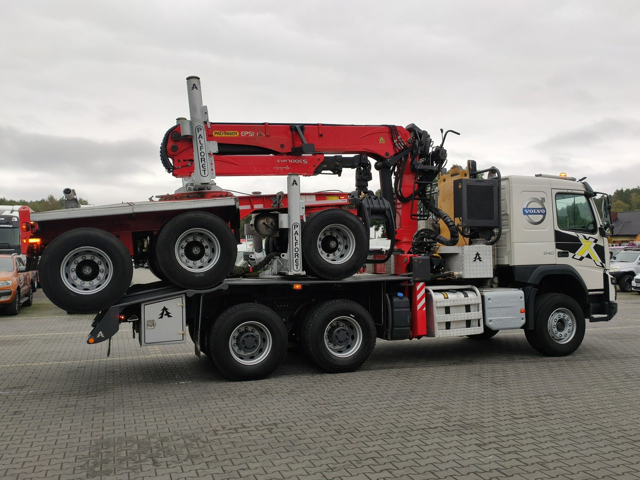 Tomruk kamyonu Volvo FMX 540 6x4 RETARDER PALFORET EPSILON S300L Do Drewna: fotoğraf 9