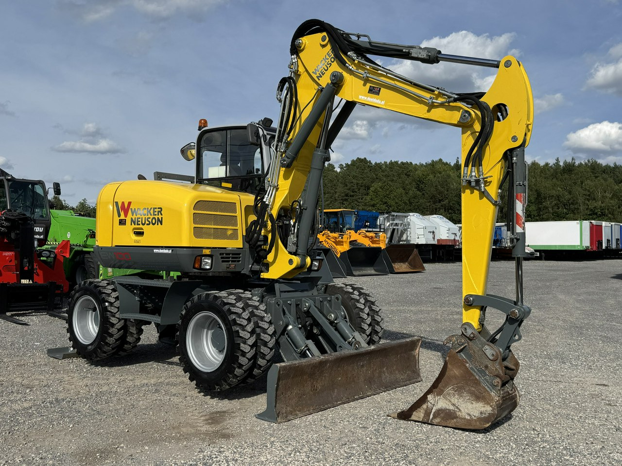 Wacker Neuson EW100 Pług + Podpory 10 ton Szybkozłącze Klimatyzacja - Tekerlekli ekskavatör: fotoğraf 5 Wacker Neuson EW100 Pług + Podpory 10 ton Szybkozłącze Klimatyzacja - Tekerlekli ekskavatör: fotoğraf 5