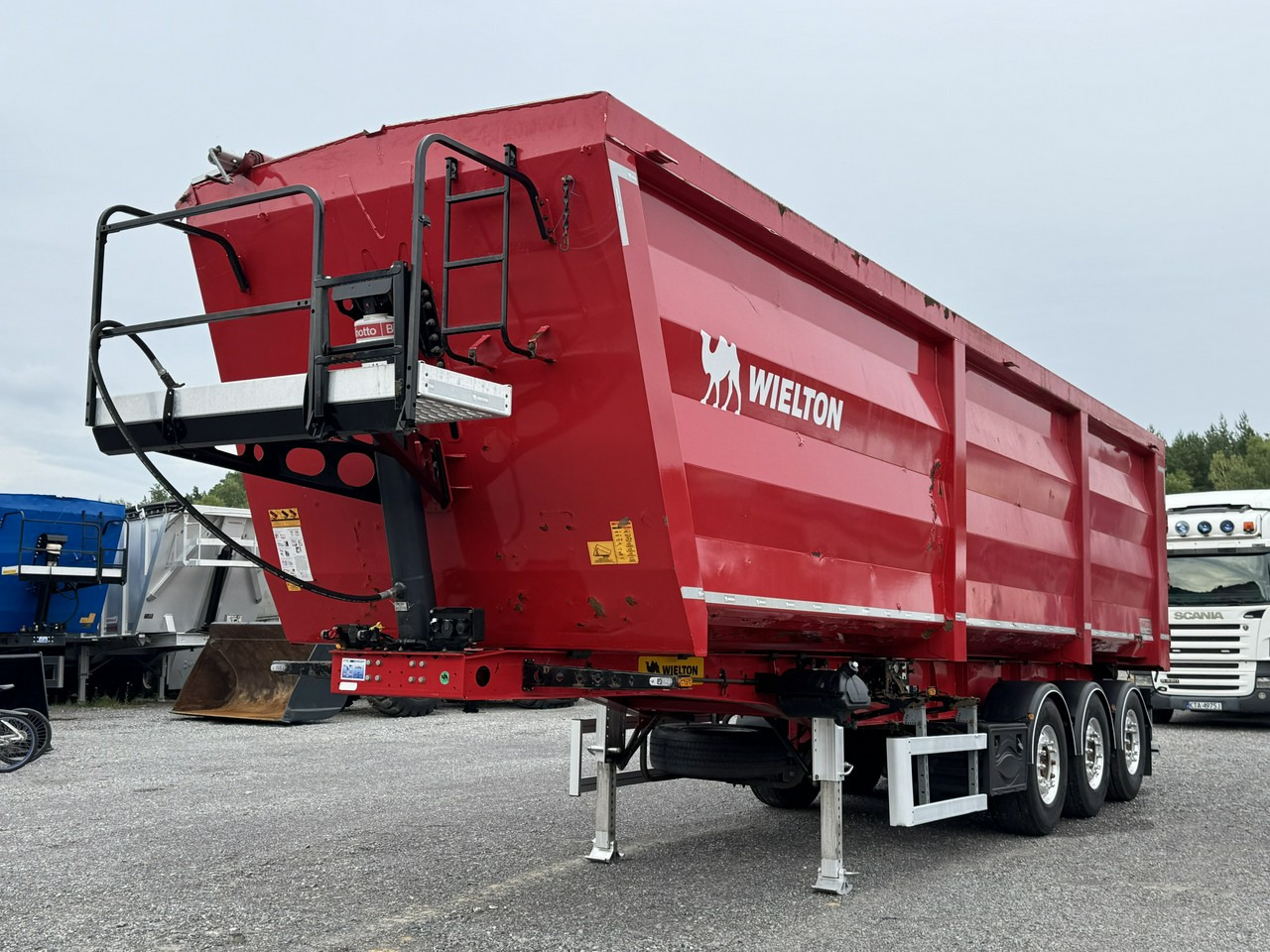 Wielton HARDOX STALOWA DO ZŁOMU 50m Oś Podnoszona Złomówka Stan Bdb - Damperli dorse: fotoğraf 4 Wielton HARDOX STALOWA DO ZŁOMU 50m Oś Podnoszona Złomówka Stan Bdb - Damperli dorse: fotoğraf 4