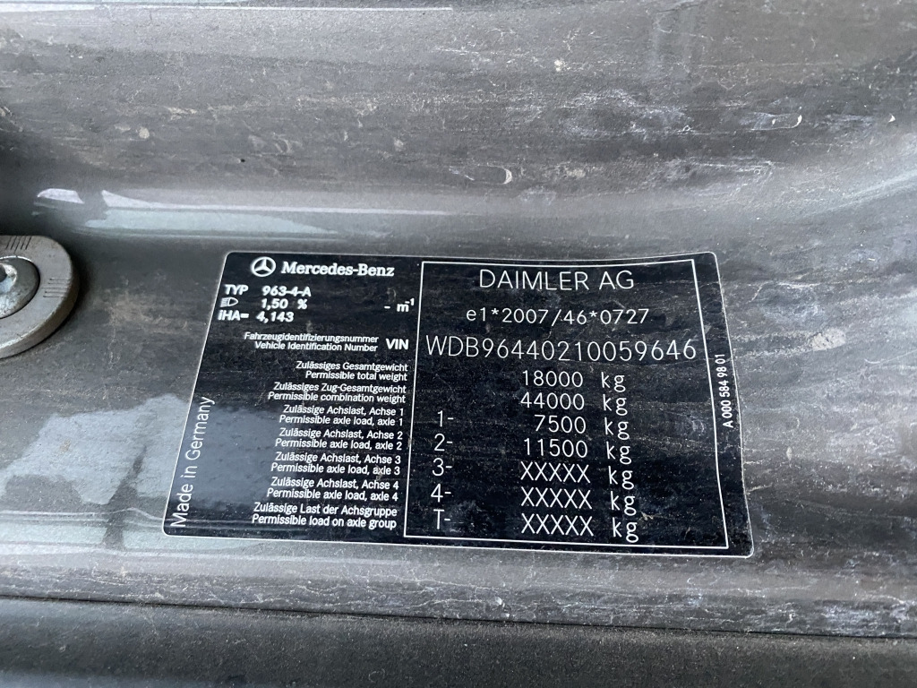 Mercedes-Benz 1845 HAD Arocs Hydrodrive - Çekici: fotoğraf 3 Mercedes-Benz 1845 HAD Arocs Hydrodrive - Çekici: fotoğraf 3