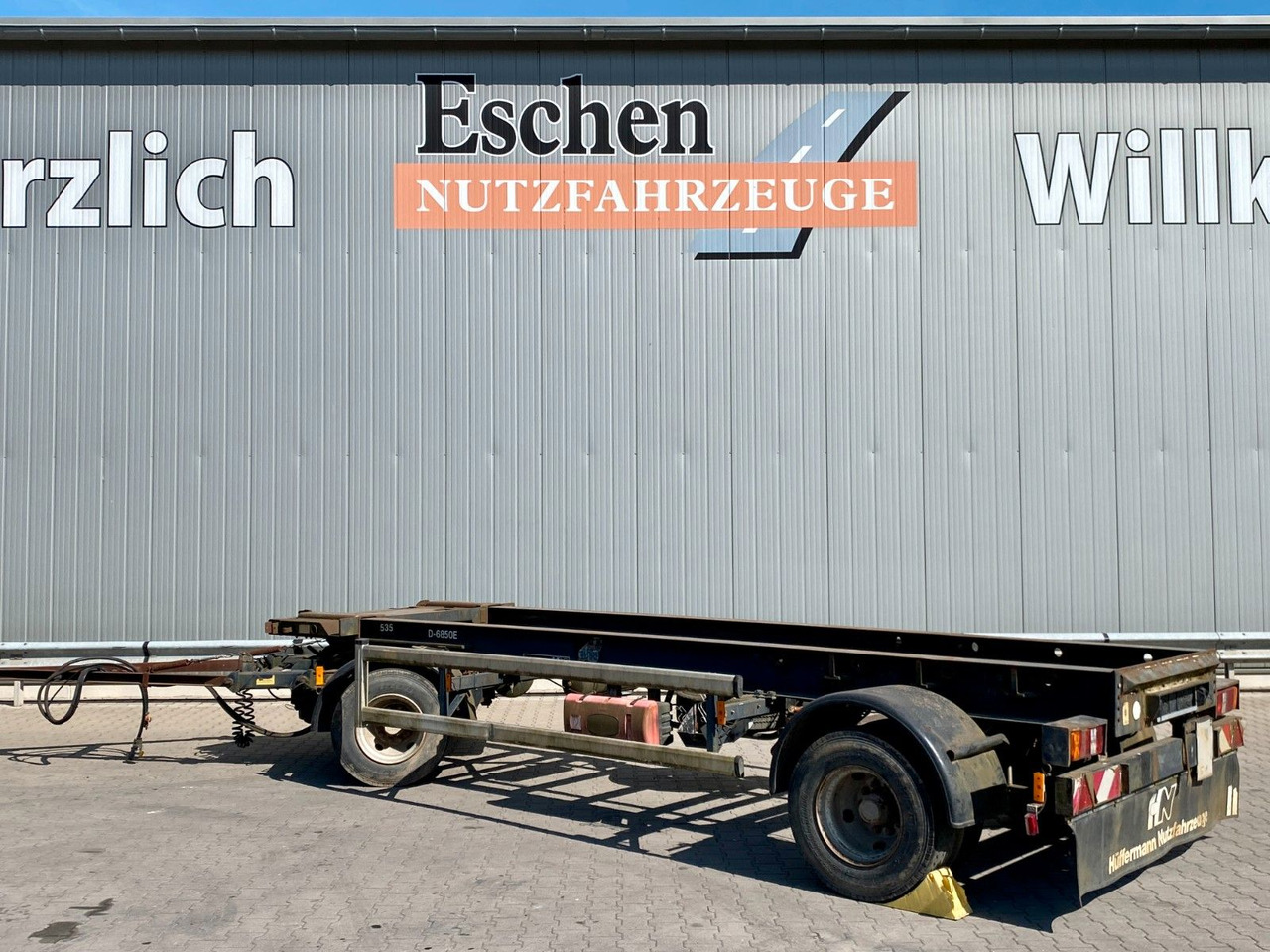 Hüffermann HSA 18.65 | Reifenprofil: 75%*Blatt*50mm Zugauge - Kancali yükleyici/ Hidrolift römork: fotoğraf 3 Hüffermann HSA 18.65 | Reifenprofil: 75%*Blatt*50mm Zugauge - Kancali yükleyici/ Hidrolift römork: fotoğraf 3