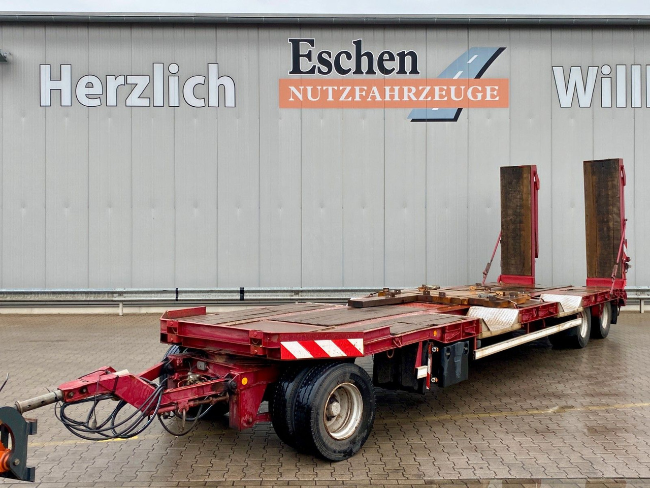 Langendorf Tieflader| hydr. Scherenrampen*verbreiterbar*SAF - Alçak çerçeveli platform römork: fotoğraf 1 Langendorf Tieflader| hydr. Scherenrampen*verbreiterbar*SAF - Alçak çerçeveli platform römork: fotoğraf 1