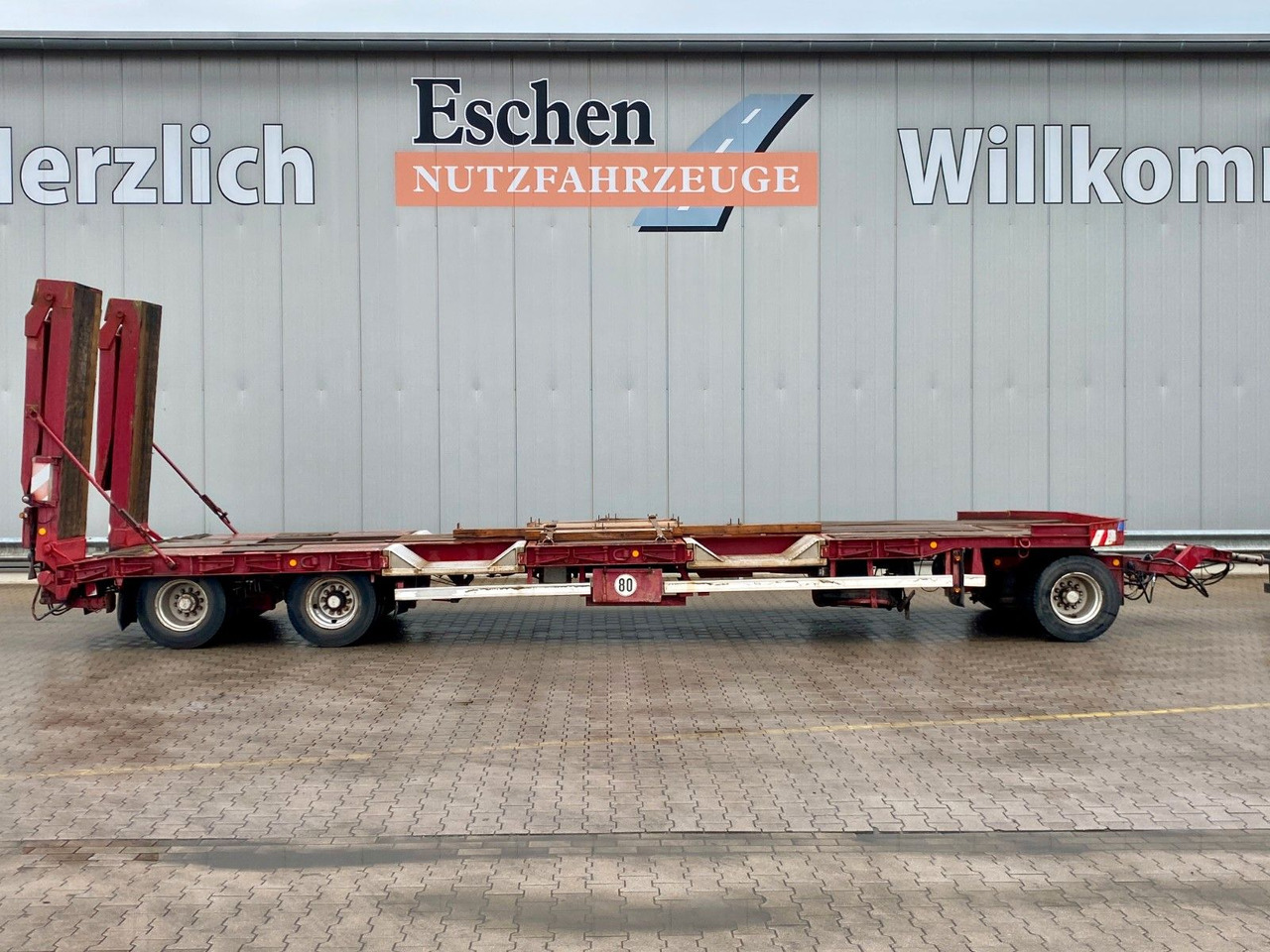 Langendorf Tieflader| hydr. Scherenrampen*verbreiterbar*SAF - Alçak çerçeveli platform römork: fotoğraf 5 Langendorf Tieflader| hydr. Scherenrampen*verbreiterbar*SAF - Alçak çerçeveli platform römork: fotoğraf 5