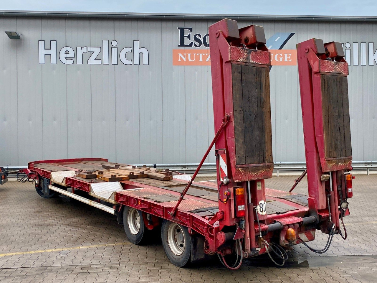 Langendorf Tieflader| hydr. Scherenrampen*verbreiterbar*SAF - Alçak çerçeveli platform römork: fotoğraf 3 Langendorf Tieflader| hydr. Scherenrampen*verbreiterbar*SAF - Alçak çerçeveli platform römork: fotoğraf 3