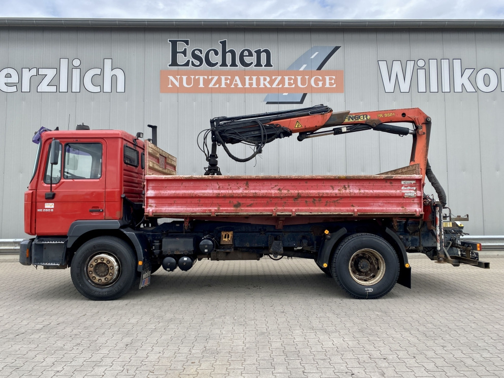 MAN 18.285 MC / Palfinger PK 9501 - Damperli kamyon, Vinçli kamyon: fotoğraf 3 MAN 18.285 MC / Palfinger PK 9501 - Damperli kamyon, Vinçli kamyon: fotoğraf 3