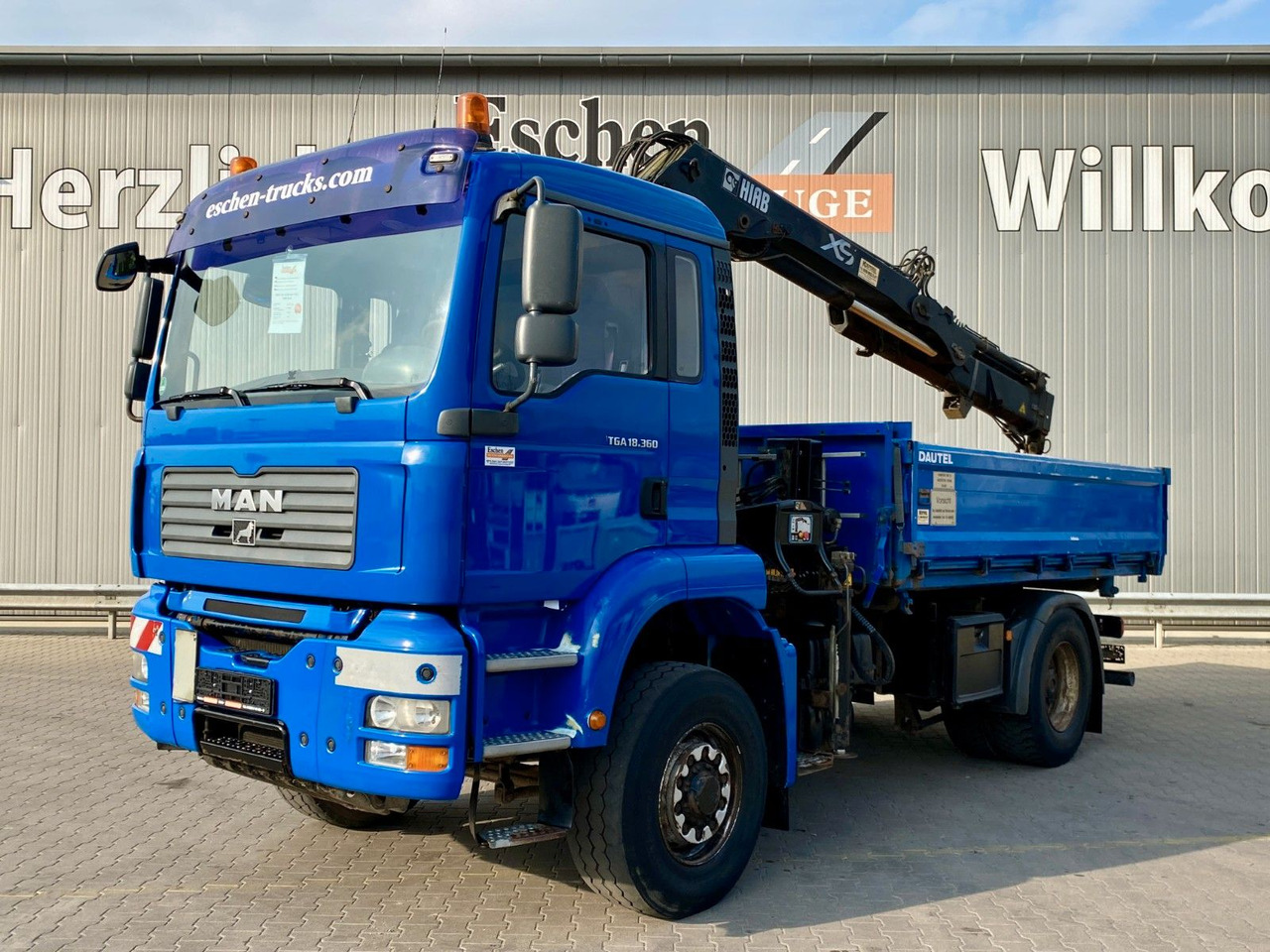 MAN TGA 18.360 4x4H BL Hiab Kran*Dautel Kipper*Klima - Damperli kamyon, Vinçli kamyon: fotoğraf 2 MAN TGA 18.360 4x4H BL Hiab Kran*Dautel Kipper*Klima - Damperli kamyon, Vinçli kamyon: fotoğraf 2