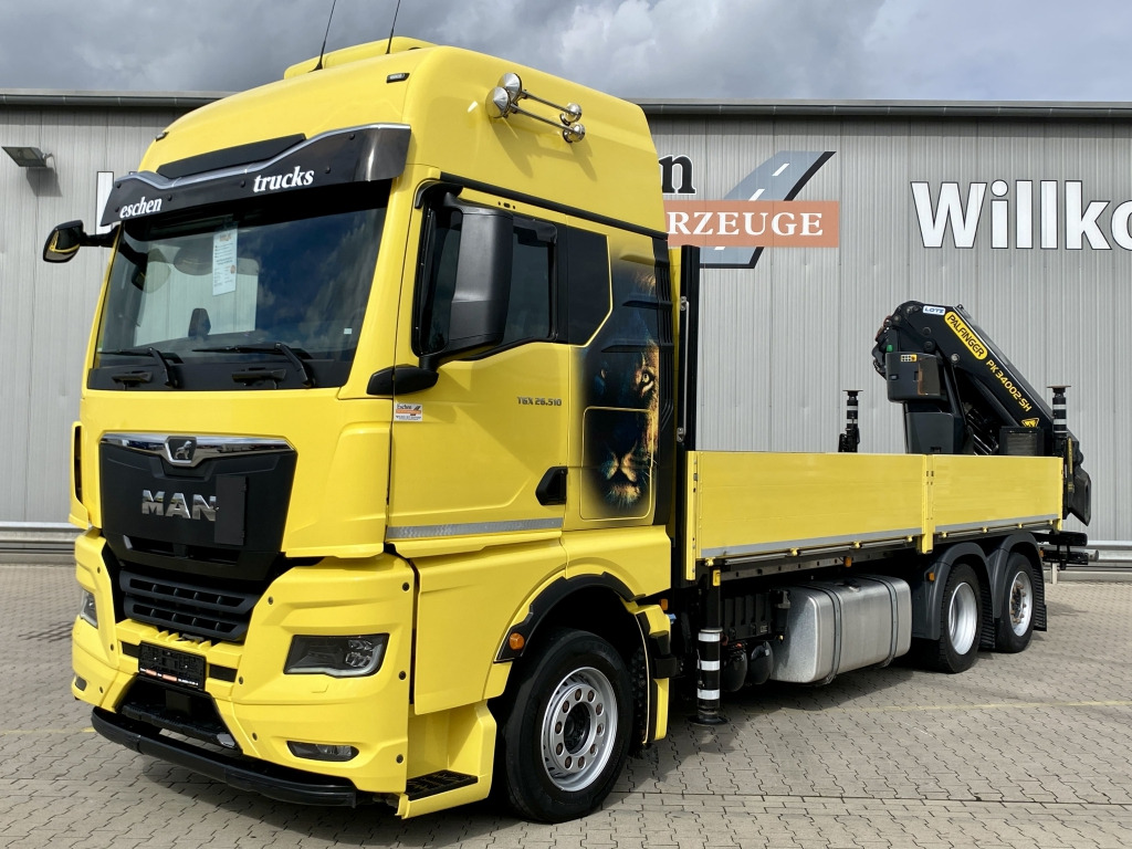 MAN TGX 26.510 6x2-4 LL / Palfinger PK 34002-SHE - Sal/ Açık kasa kamyon, Vinçli kamyon: fotoğraf 1 MAN TGX 26.510 6x2-4 LL / Palfinger PK 34002-SHE - Sal/ Açık kasa kamyon, Vinçli kamyon: fotoğraf 1