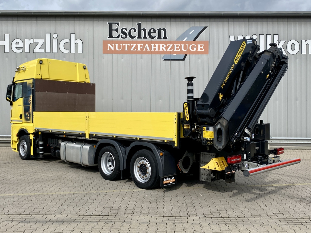 MAN TGX 26.510 6x2-4 LL / Palfinger PK 34002-SHE - Sal/ Açık kasa kamyon, Vinçli kamyon: fotoğraf 3 MAN TGX 26.510 6x2-4 LL / Palfinger PK 34002-SHE - Sal/ Açık kasa kamyon, Vinçli kamyon: fotoğraf 3