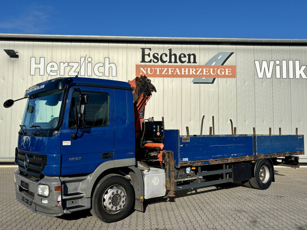 Mercedes-Benz 1832 L / Terex 85.2-A3 Faltkran - Sal/ Açık kasa kamyon, Vinçli kamyon: fotoğraf 1 Mercedes-Benz 1832 L / Terex 85.2-A3 Faltkran - Sal/ Açık kasa kamyon, Vinçli kamyon: fotoğraf 1