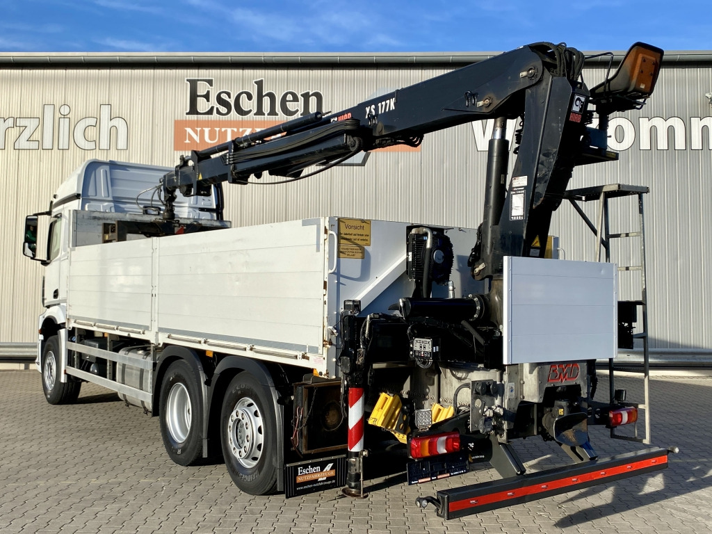 Mercedes-Benz 2545 L 6x2 Arocs / HIAB 177 K Pro Kran - Sal/ Açık kasa kamyon, Vinçli kamyon: fotoğraf 3 Mercedes-Benz 2545 L 6x2 Arocs / HIAB 177 K Pro Kran - Sal/ Açık kasa kamyon, Vinçli kamyon: fotoğraf 3