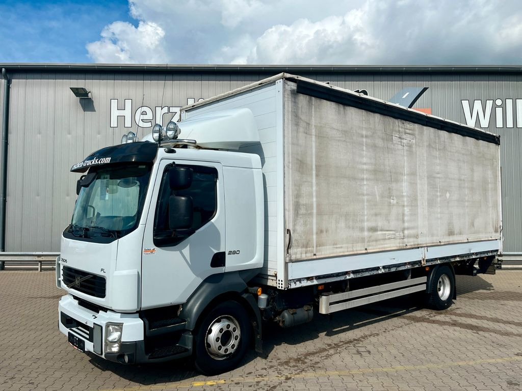 Volvo FL 290 | LBW 2,00 to.*R+L Schiebegardine*AHK*AC - Tenteli kamyon: fotoğraf 1 Volvo FL 290 | LBW 2,00 to.*R+L Schiebegardine*AHK*AC - Tenteli kamyon: fotoğraf 1