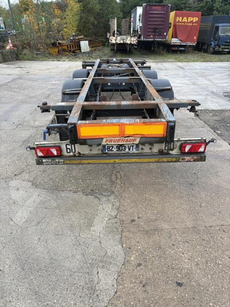 Fruehauf - Konteynır taşıyıcı/ Yedek karoser römork: fotoğraf 1 Fruehauf - Konteynır taşıyıcı/ Yedek karoser römork: fotoğraf 1