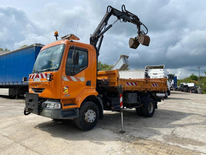 Renault Midlum 180 - Damperli kamyon, Vinçli kamyon: fotoğraf 4 Renault Midlum 180 - Damperli kamyon, Vinçli kamyon: fotoğraf 4