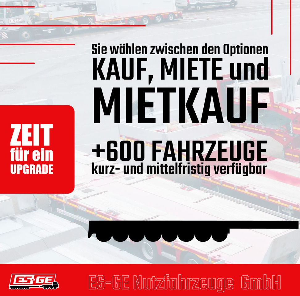 ES-GE 3-Achs-Satteltieflader - Radmulden - Alçak çerçeveli platform dorse: fotoğraf 4 ES-GE 3-Achs-Satteltieflader - Radmulden - Alçak çerçeveli platform dorse: fotoğraf 4