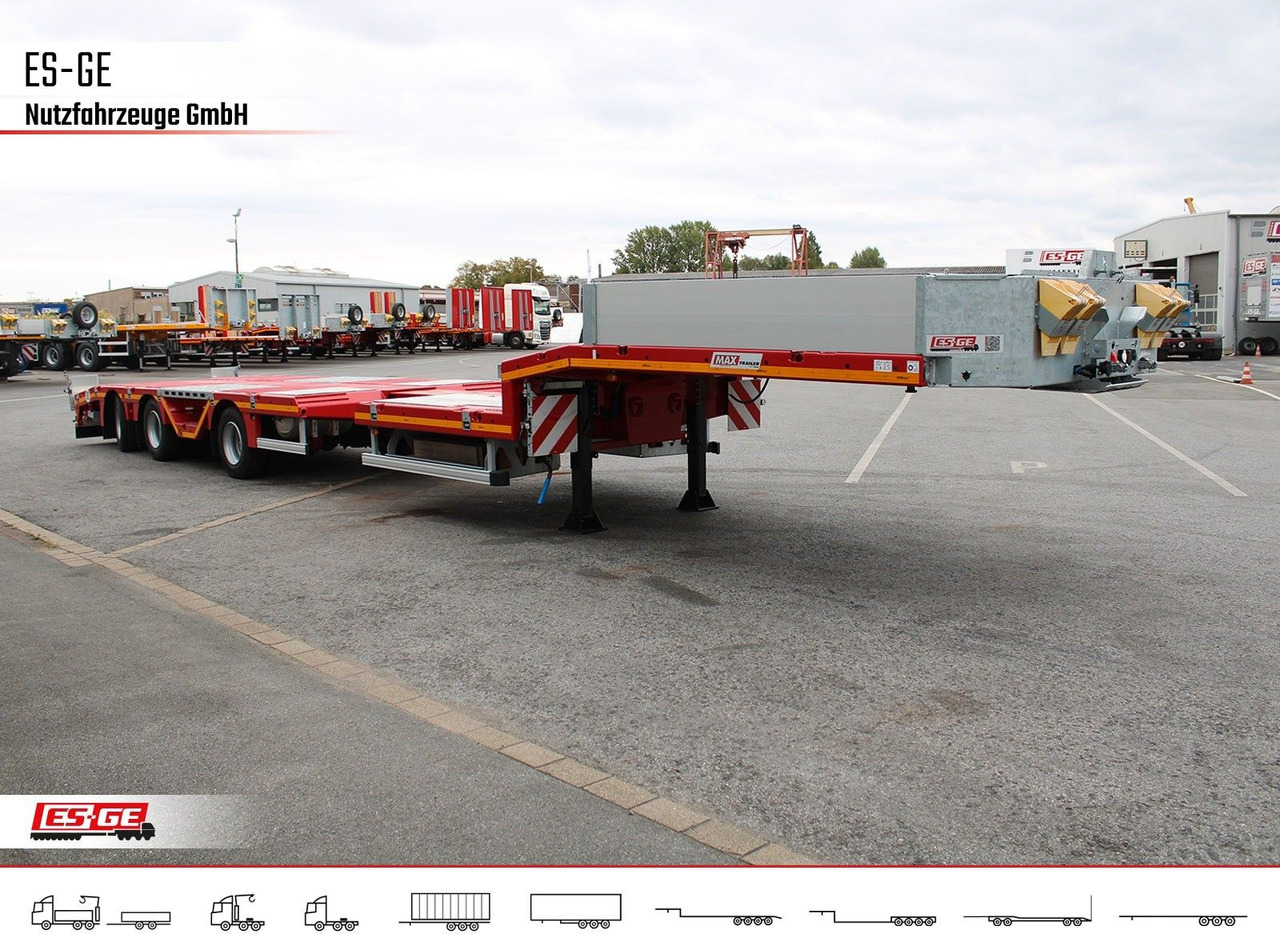 Alçak çerçeveli platform dorse Faymonville MAX Trailer MAX100 Semi-Tieflader Radmulden: fotoğraf 9 Alçak çerçeveli platform dorse Faymonville MAX Trailer MAX100 Semi-Tieflader Radmulden: fotoğraf 9