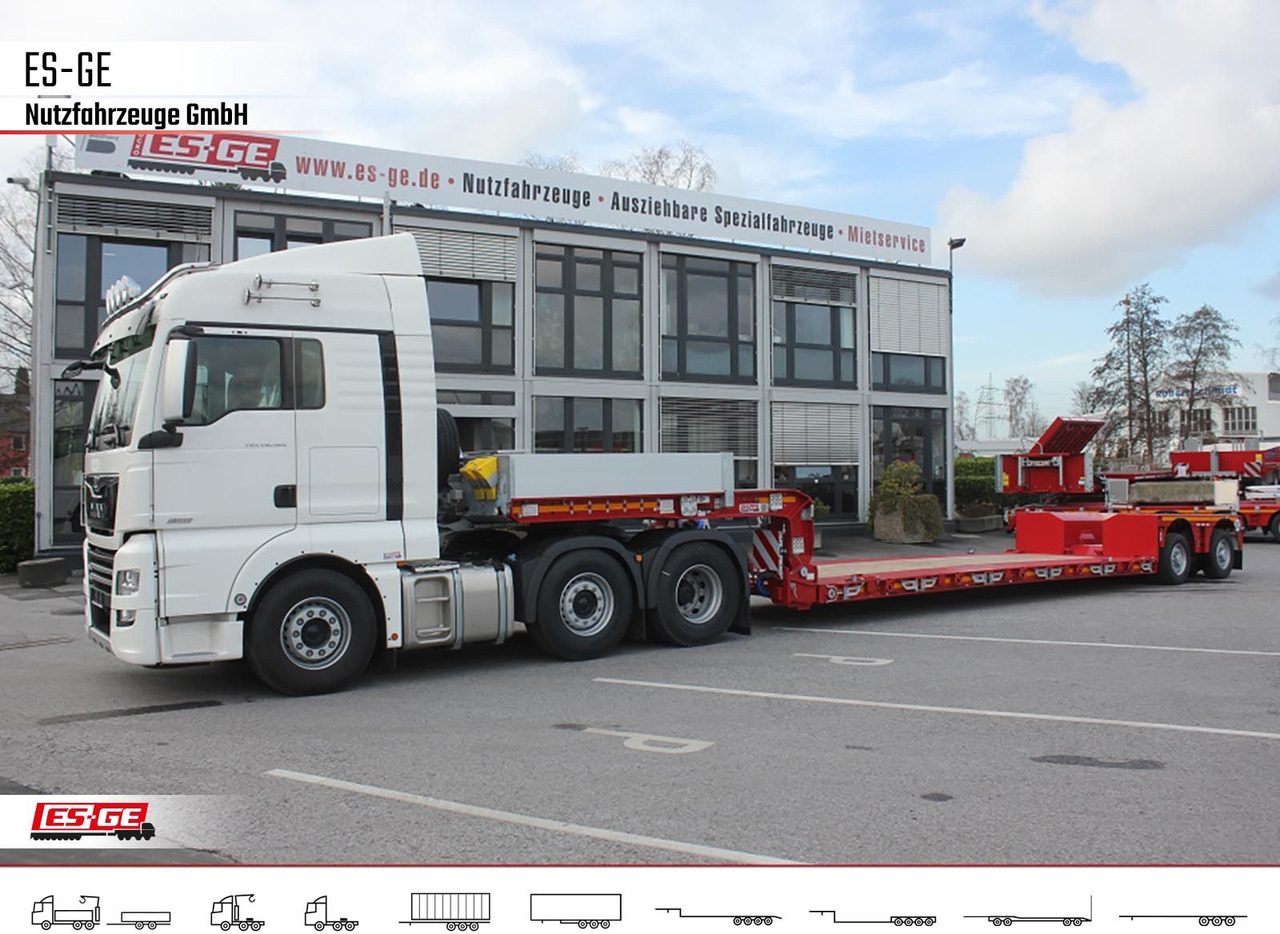 Faymonville MAX Trailer MAX510 Tiefbett 2x12 t PA - Alçak çerçeveli platform dorse: fotoğraf 2 Faymonville MAX Trailer MAX510 Tiefbett 2x12 t PA - Alçak çerçeveli platform dorse: fotoğraf 2