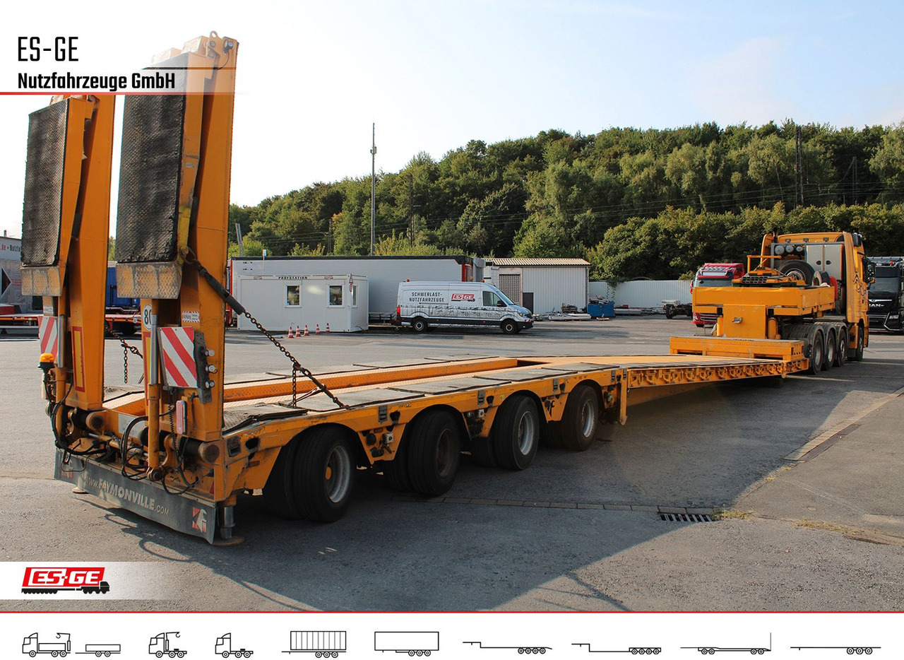 Faymonville Megamax Tiefbett 4x10 t - Alçak çerçeveli platform dorse: fotoğraf 3 Faymonville Megamax Tiefbett 4x10 t - Alçak çerçeveli platform dorse: fotoğraf 3