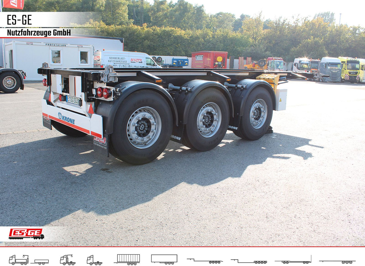 Krone Box Liner 3-Achs-Containerchassis 20' - Konteynır taşıyıcı/ Yedek karoser dorse: fotoğraf 4 Krone Box Liner 3-Achs-Containerchassis 20' - Konteynır taşıyıcı/ Yedek karoser dorse: fotoğraf 4