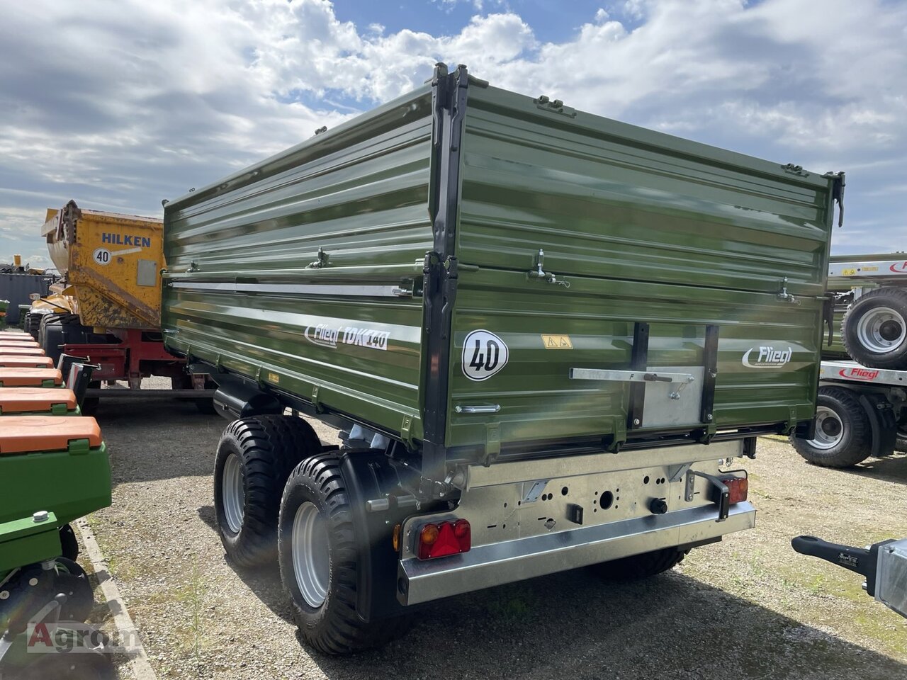 Fliegl TDK 140 FOX - Damperli traktör römorku: fotoğraf 3 Fliegl TDK 140 FOX - Damperli traktör römorku: fotoğraf 3