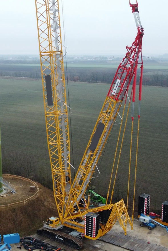 Terex Demag CC 3800-1 - Paletli vinç: fotoğraf 4 Terex Demag CC 3800-1 - Paletli vinç: fotoğraf 4