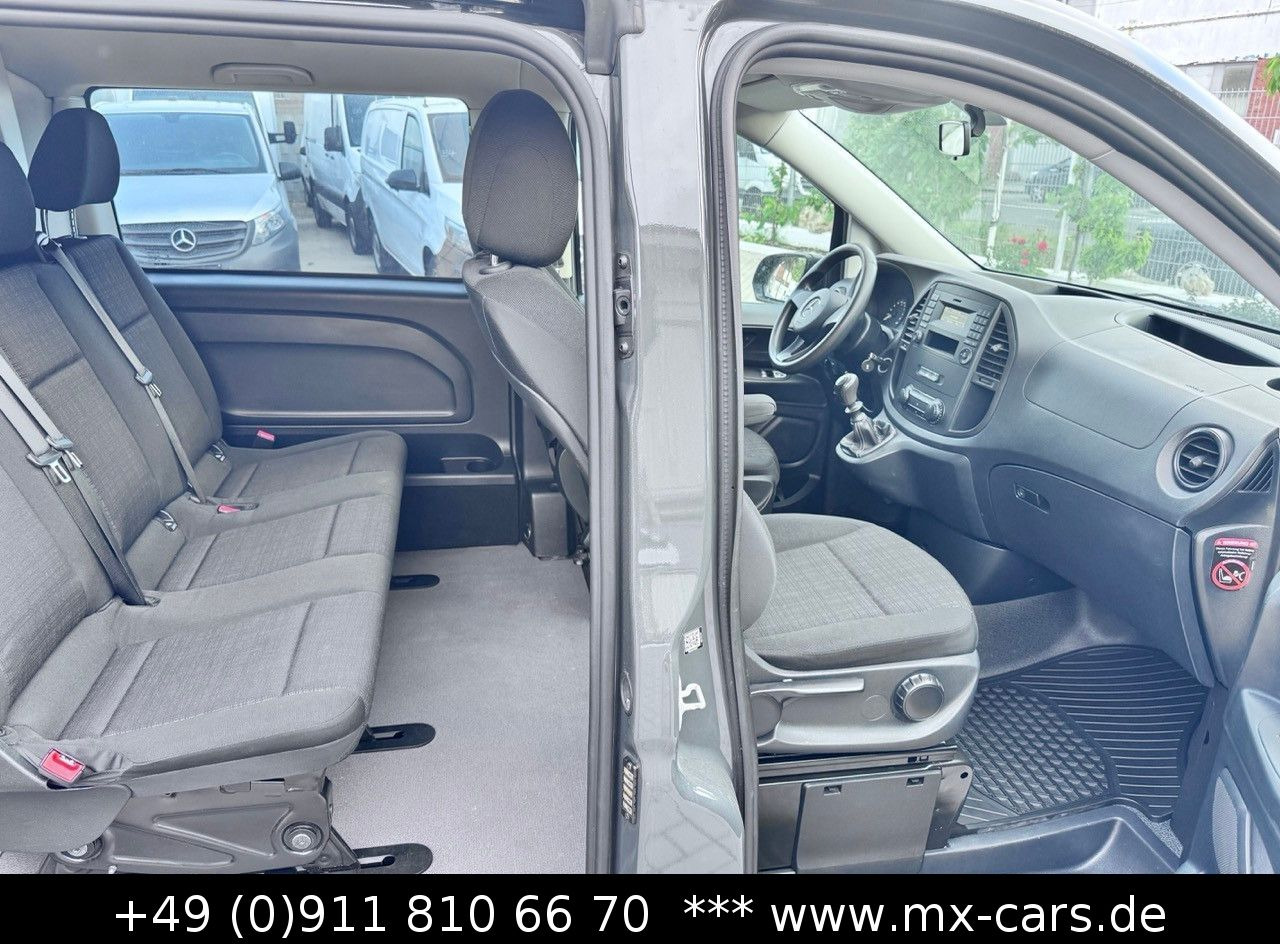 Minivan Mercedes-Benz Vito 114 extralang Doka Mixto Klima AHK 5 Sitze: fotoğraf 18