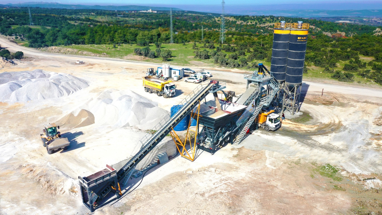 FABO Mobile Concrete Batching Plants - Beton santrali: fotoğraf 1 FABO Mobile Concrete Batching Plants - Beton santrali: fotoğraf 1