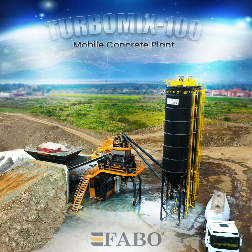 FABO Mobile Concrete Batching Plants - Beton santrali: fotoğraf 1 FABO Mobile Concrete Batching Plants - Beton santrali: fotoğraf 1