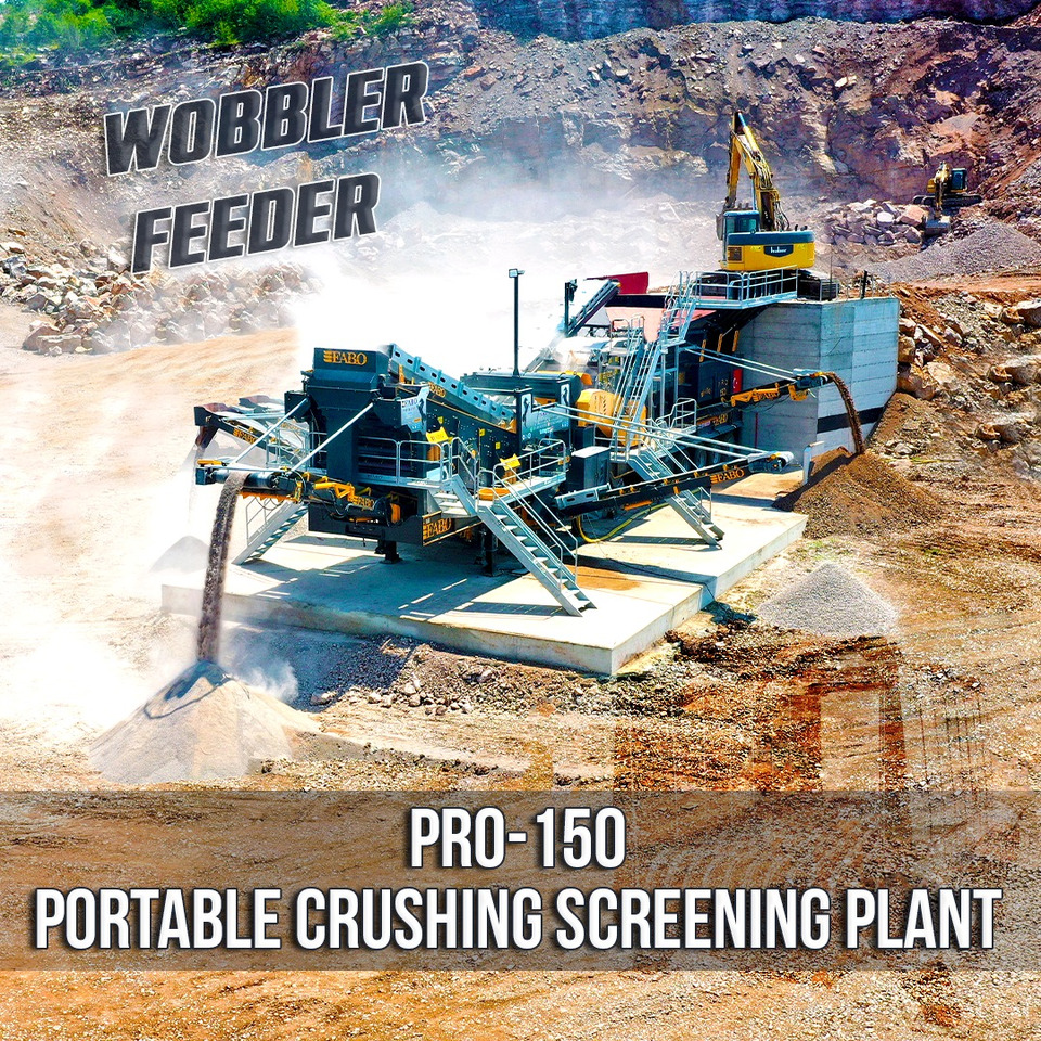 FABO Mobile crusher - Mobil konkasör tesisi: fotoğraf 1 FABO Mobile crusher - Mobil konkasör tesisi: fotoğraf 1