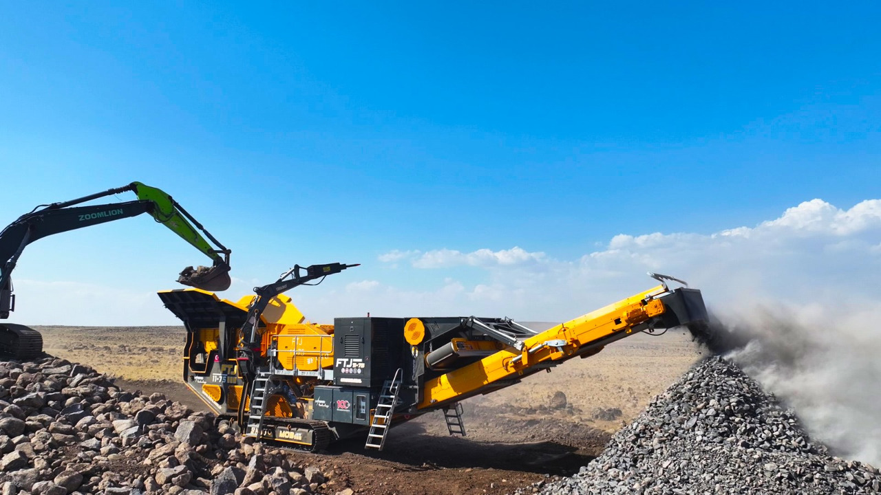 FABO Mobile crusher - Mobil konkasör tesisi: fotoğraf 4 FABO Mobile crusher - Mobil konkasör tesisi: fotoğraf 4