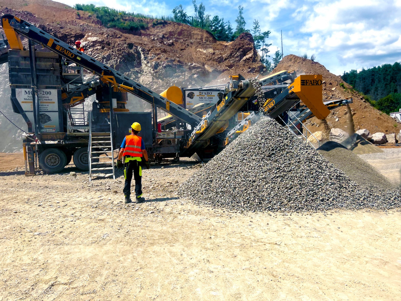 FABO Mobile crusher - Mobil konkasör tesisi: fotoğraf 5 FABO Mobile crusher - Mobil konkasör tesisi: fotoğraf 5