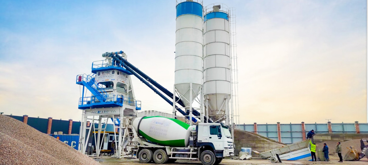 FABO compact concrete plant - Beton santrali: fotoğraf 1 FABO compact concrete plant - Beton santrali: fotoğraf 1