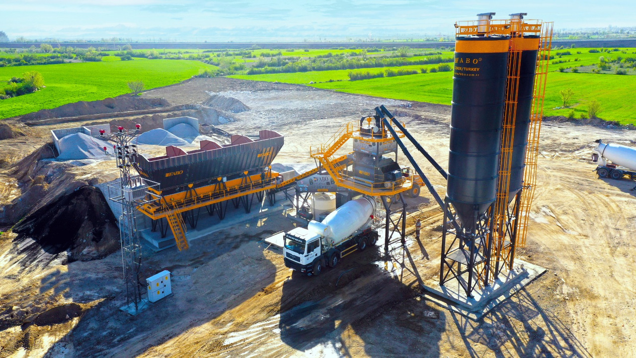FABO compact concrete plant - Beton santrali: fotoğraf 1 FABO compact concrete plant - Beton santrali: fotoğraf 1