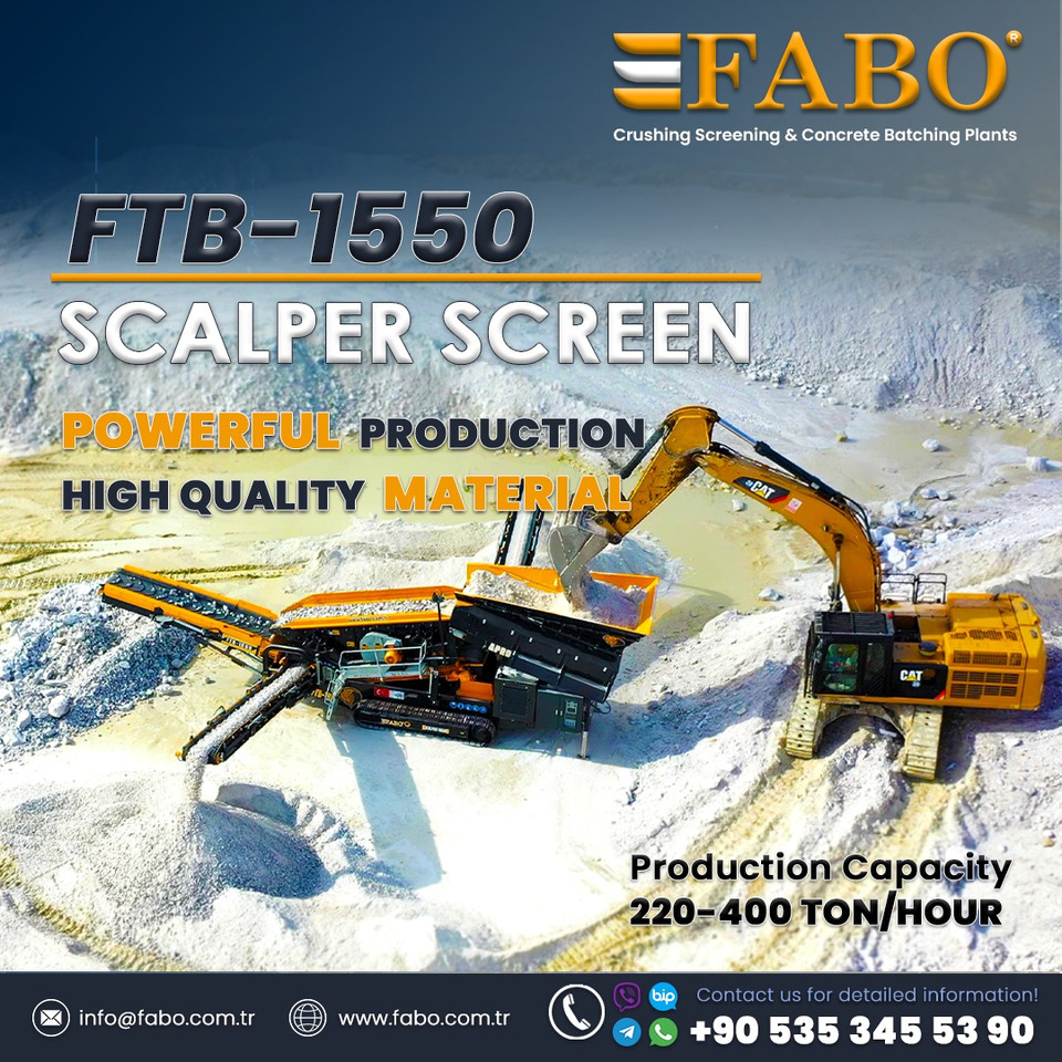 FABO mining machinery - crushing plant - Madencilik makinesi: fotoğraf 1 FABO mining machinery - crushing plant - Madencilik makinesi: fotoğraf 1