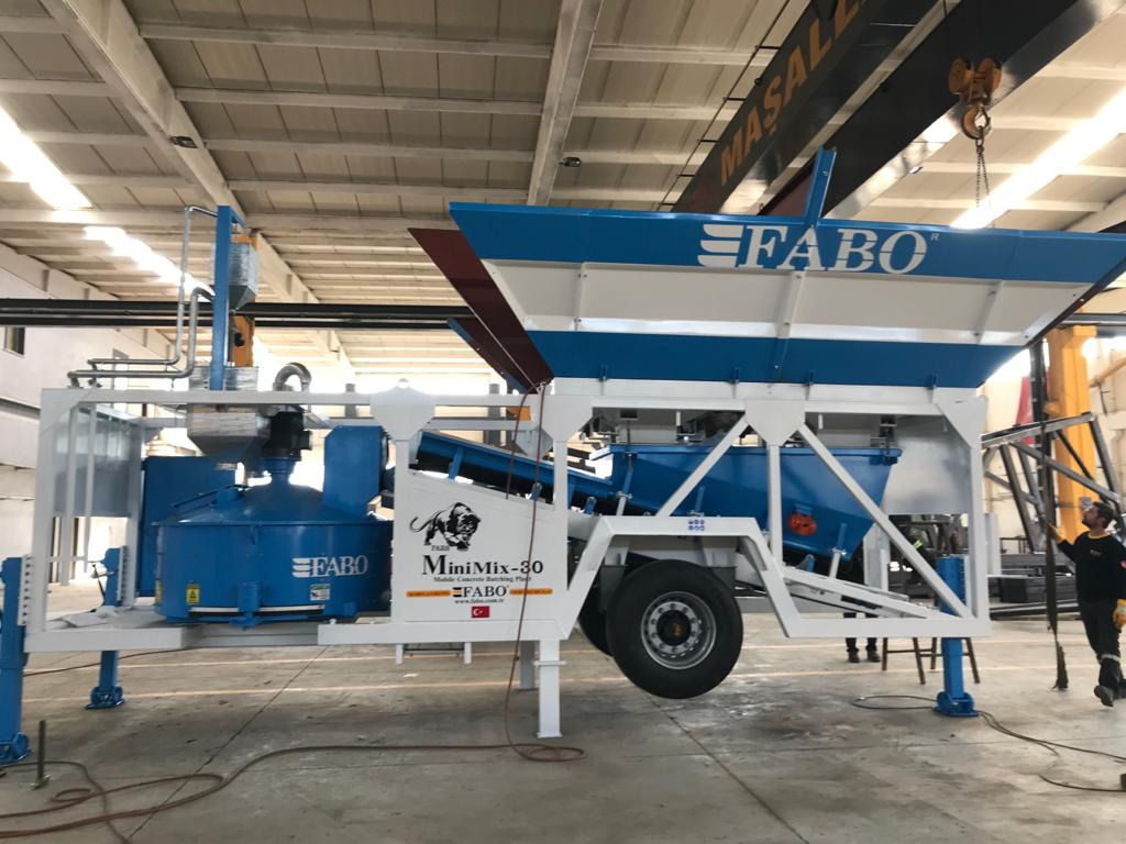 FABO mobile concrete batching plant - Beton santrali: fotoğraf 4 FABO mobile concrete batching plant - Beton santrali: fotoğraf 4