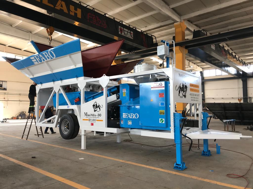 FABO mobile concrete batching plant - Beton santrali: fotoğraf 2 FABO mobile concrete batching plant - Beton santrali: fotoğraf 2