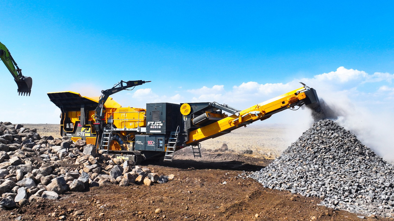 FABO mobile jaw crusher - Çeneli kırıcı: fotoğraf 1 FABO mobile jaw crusher - Çeneli kırıcı: fotoğraf 1